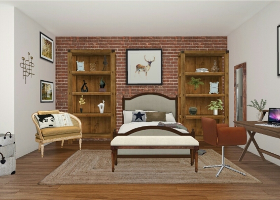 C.O.T.T.A.G.E project#1: master bedroom Design Rendering