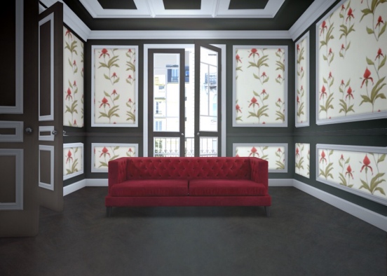 Living room paris  Design Rendering