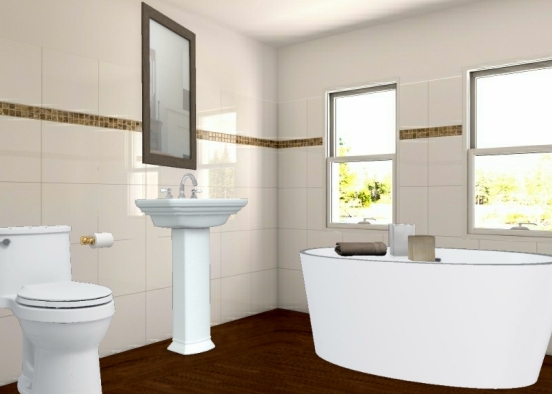 House bathroom Design Rendering