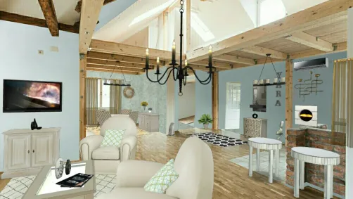 Casa estilo rustico.