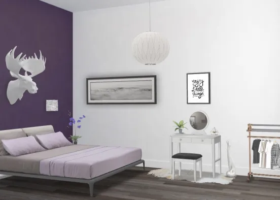 purple aesthetic room 💜 Design Rendering
