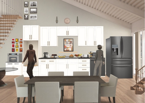 #Kitchen Design Rendering