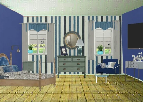 My blue room Design Rendering