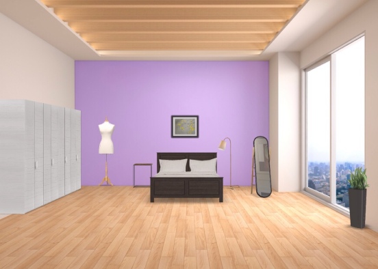 A master bedroom Design Rendering
