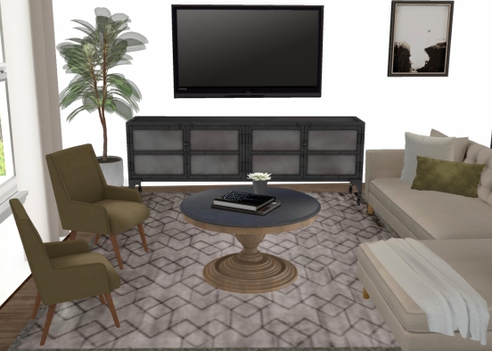 Nick's living room  Design Rendering