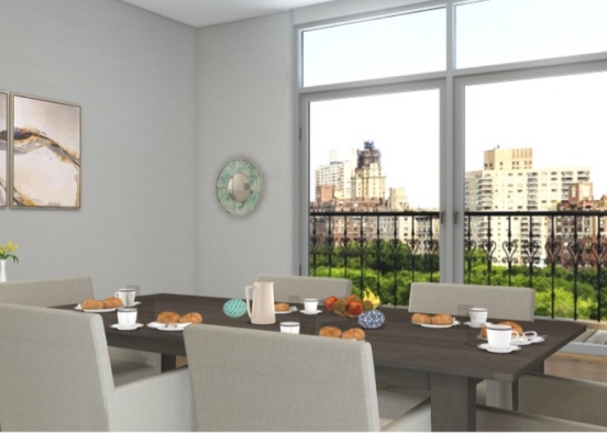 Dinning room! Easter coming soon nothing better than family dinners! Design Rendering