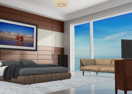 Hostess-with-the-Mostess Guest Room Design Rendering