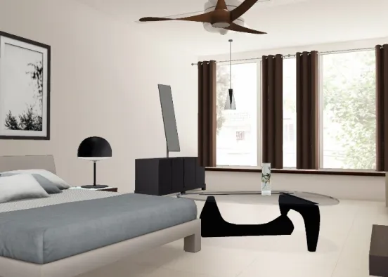 # Bedroom Design Rendering