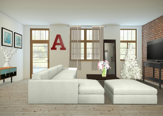 AMYS living room Design Rendering