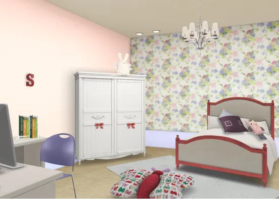 Sophie girl room’s Design Rendering