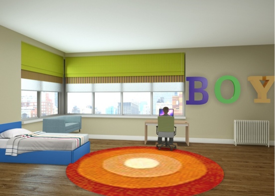 Boy’s Room Design Rendering