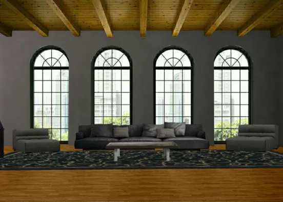 Cool liveing room Design Rendering