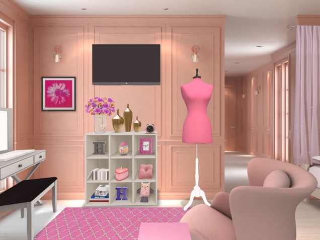 pink princess room!!!!!