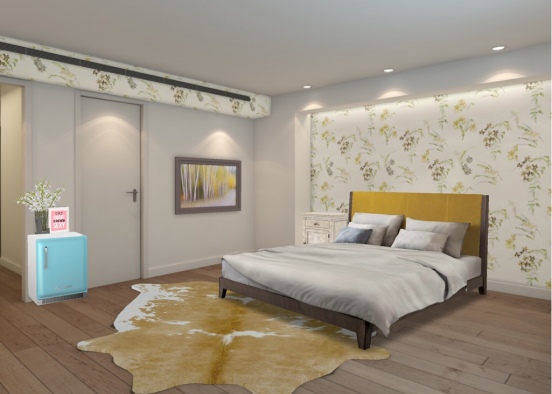 Laras bedroom Design Rendering