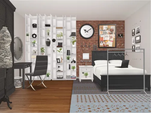 My roomates room