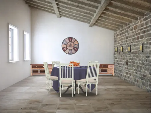 rustic Italian cottage Dining room