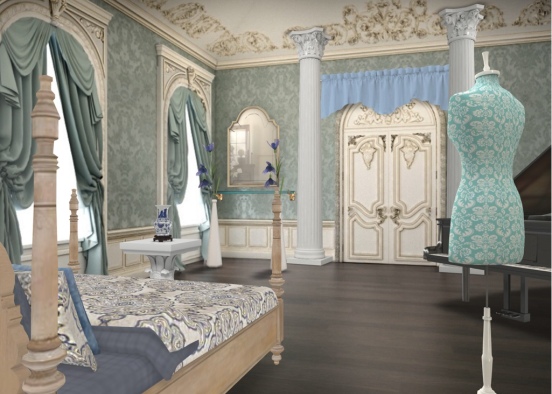 queen elizabeths bedroom  Design Rendering