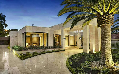 Luxury contemporary mansion exterior 