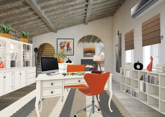 Home-office Design Rendering