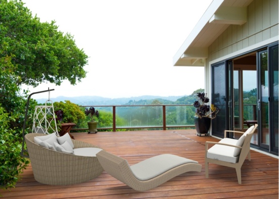 Wooded Living - Balcony Design Rendering