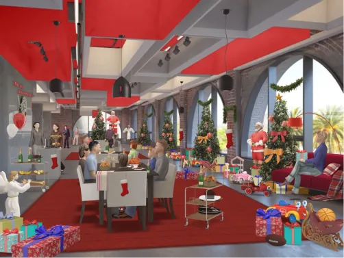 office Christmas Party Dinner 