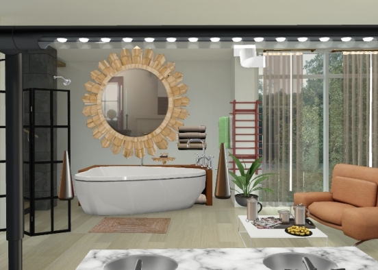 Luxury Bathroom... Lavish living  Design Rendering