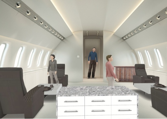 the life of luxury in the air.  shoutout to my friend Sienna for the inspiration  Design Rendering