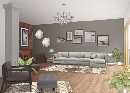 Silver accents Design Rendering