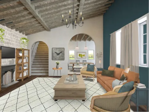 Bohemian, Farmhouse Living & Dining