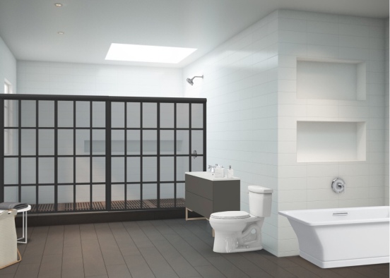 Cool bathroom Design Rendering