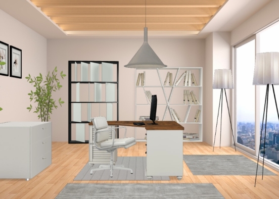 The perfect office Design Rendering