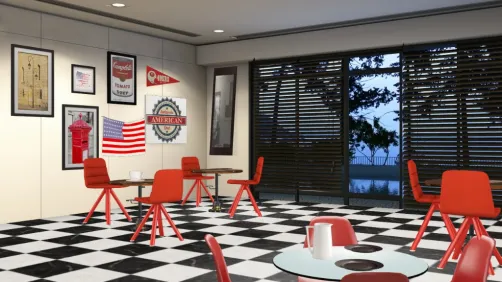 Retro diner