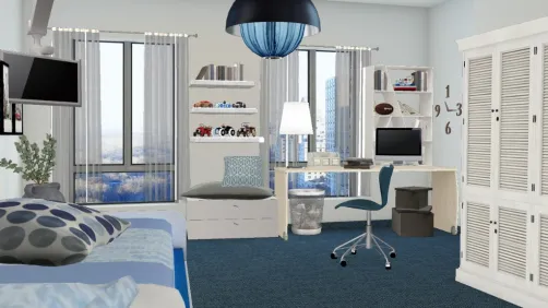 Petro's room... A teenager with a powerful personality who loves reading and movies and car antiques! 