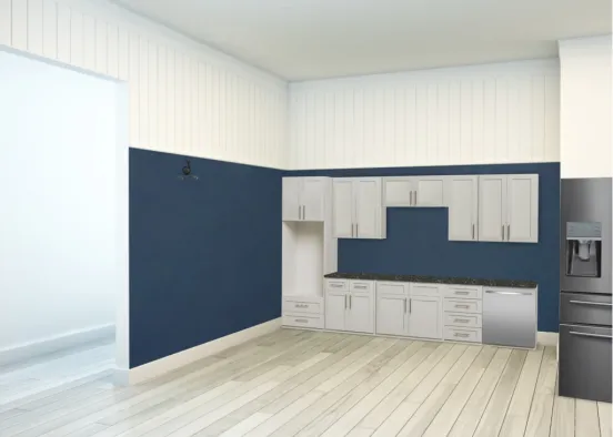 A bathrooom that is turned into a kitchen lol Design Rendering