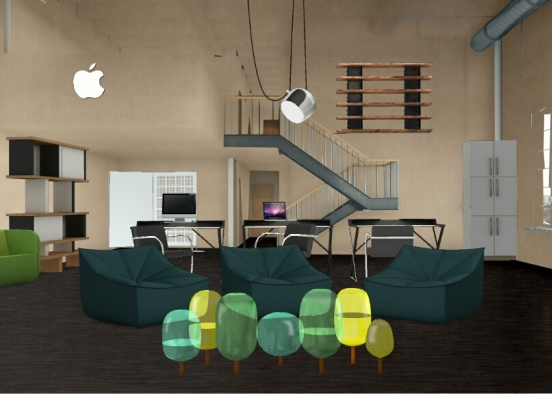 Офис Apple Design Rendering