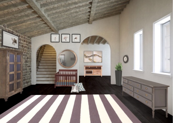 cute baby room Design Rendering