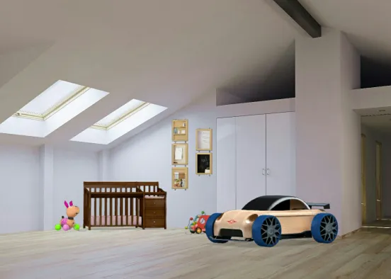 Baby boy room :)  Design Rendering
