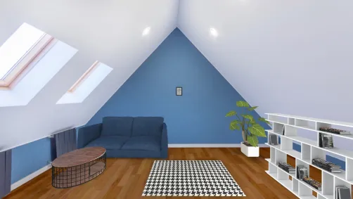 Красивый чердак.