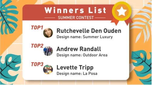 Outdoor contest Winners! 🥇🥈🥉