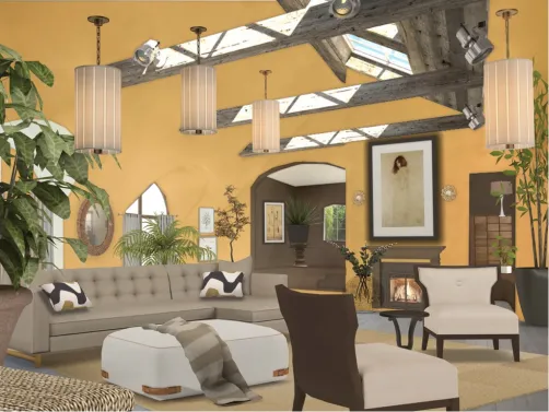 Open living room