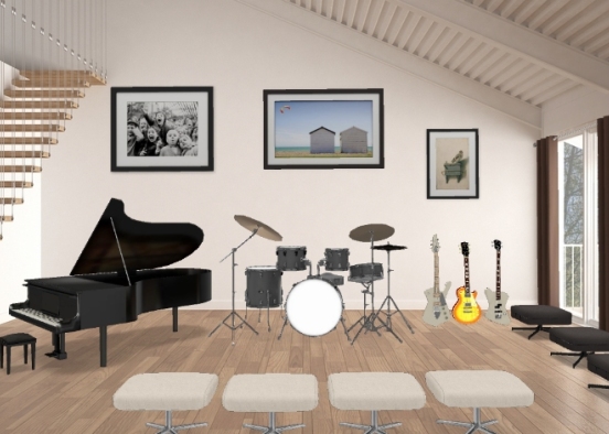 Musicroom02 Design Rendering
