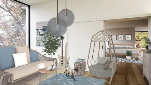 musician’s bedroom 