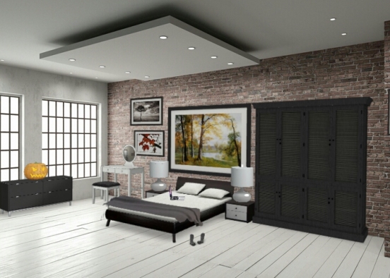 La camera da letto ideale Design Rendering