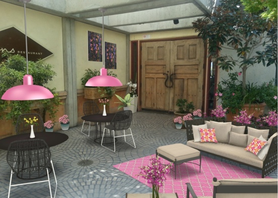 The Pink Lady’s Restaurant & Bar Design Rendering