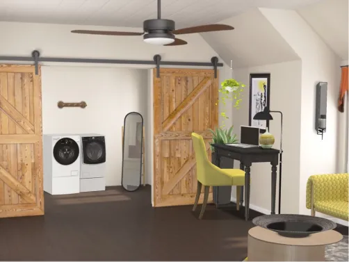 Laundry Room and Entry Area