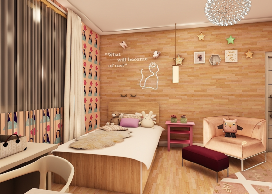 Dormitório Infantil  Design Rendering