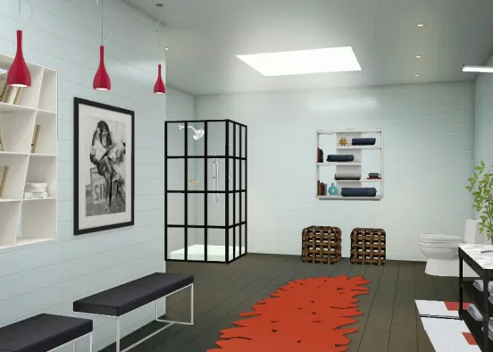 # Banheiro Design Rendering