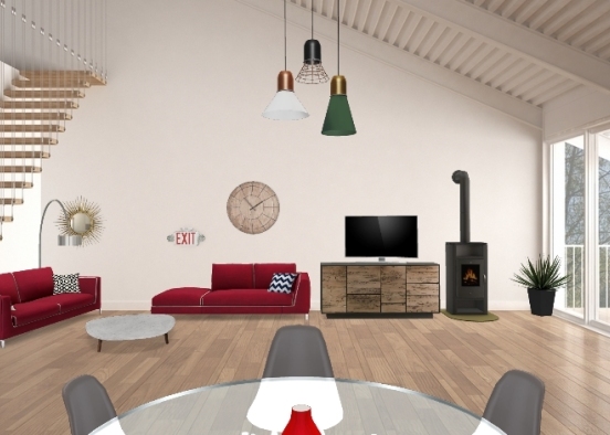 Salon moderne et lumineux ❤😍 Design Rendering