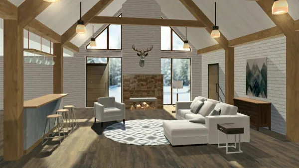 Professional interior design created with Homestyler 3D design software