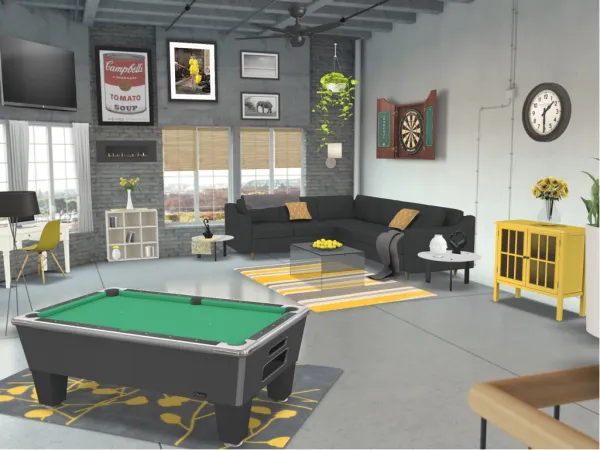 Professional interior design created with Homestyler 3D design software